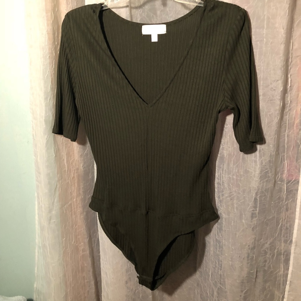 Forest Green Bodysuit NWOT